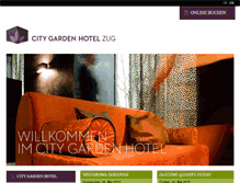 Tablet Screenshot of citygarden.ch